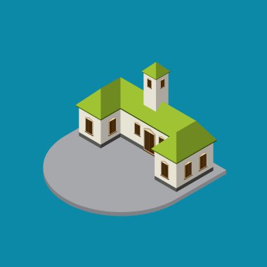  modern mimari vektör.