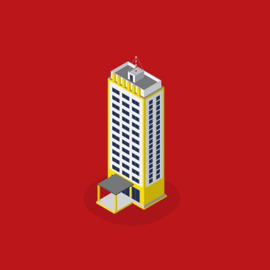  modern mimari vektör.