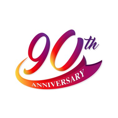 Yıldönümü Amblemler şablon tasarımı