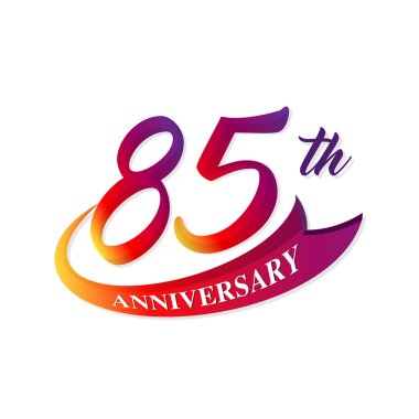 Yıldönümü Amblemler şablon tasarımı