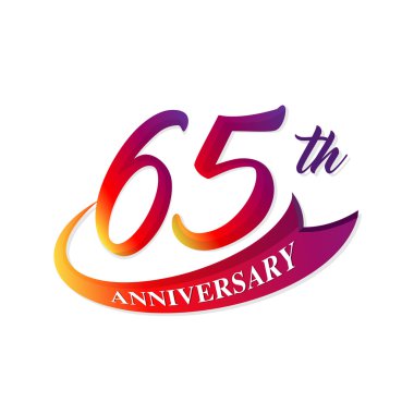 Yıldönümü Amblemler şablon tasarımı