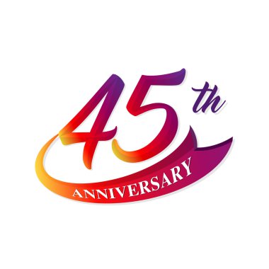 Yıldönümü Amblemler şablon tasarımı