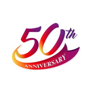 Yıldönümü Amblemler şablon tasarımı