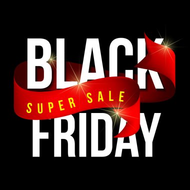 Kara Cuma satış yazıt tasarım şablonu