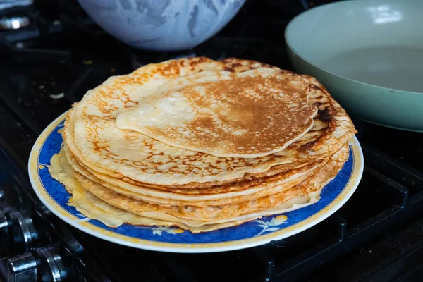 Klasik fırında krep.