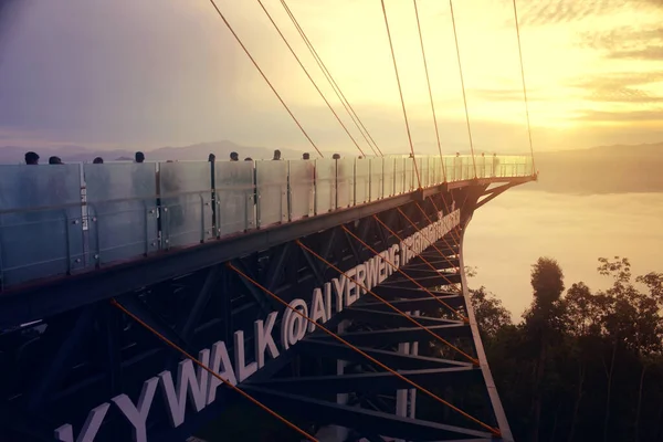 Yala Thailand Oktober 2020 Nytt Landmärke Betong Vid Sky Walk — Stockfoto