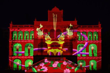 BANGKOK, THAILAND 17 HAZİRAN 2021: Bangkok Tasarım Festivali 2021 Doğu Asya Binası 'nda (Soi Charoenkrung 40) düzenlenecek olan Bangkok Projesi Haritalama Yarışması 2021.