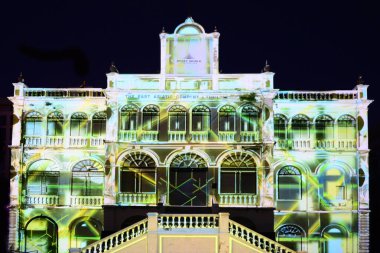 BANGKOK, THAILAND 17 HAZİRAN 2021: Bangkok Tasarım Festivali 2021 Doğu Asya Binası 'nda (Soi Charoenkrung 40) düzenlenecek olan Bangkok Projesi Haritalama Yarışması 2021.