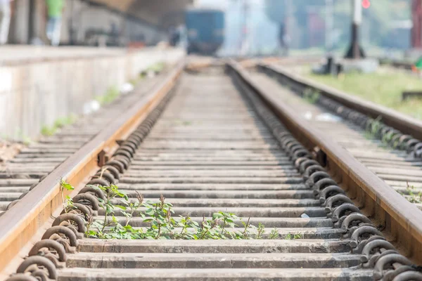 Slumbewohner im Bahnhof von Kamalapur — Stockfoto