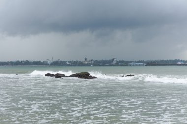 Sri Lanka stok fotoğraf içinde dalga okyanus