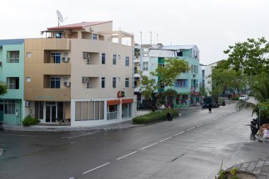 Maldivler stok fotoğraf evlerde