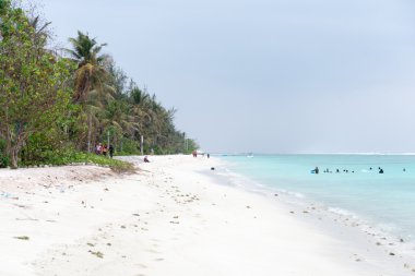 sabah görünümünü Hint Okyanusu stok fotoğraf