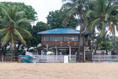 Beach House srilanka stok fotoğraf