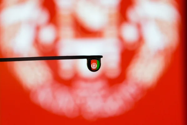 Afghanistan land vlag stockfoto — Stockfoto