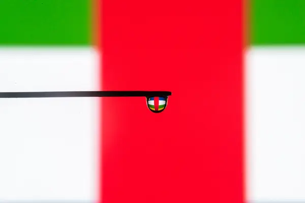 Centro-africano república país bandeira estoque foto — Fotografia de Stock