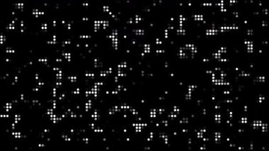 Modern Tasarım Projeleri için Soyut Siyah ve Beyaz Nokta Deseni