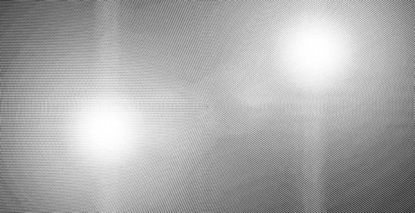 Абстрактний Монохромний Світлий Напівтоновий Візерунок Вигнуті Лінії Напівтонна Панорамна Векторна — стоковий вектор
