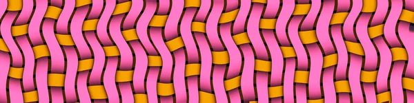 Helle Mehrfarbige Weidenhintergrund Glänzendes Neonfarbenes Wellenmuster Abstrakte Psychedelische Illustration Großformat — Stockfoto