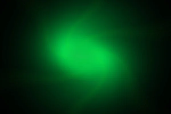 Świecący Świecący Obiekt Ciemności Zielona Plama Kolorowy Neon Świecący Błysk — Zdjęcie stockowe