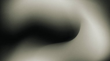 Bulanık bir efekt ile yumuşatılmış gümüş-gri gradyan ile soyut koyu arkaplan. İnce gürültü dokusu derinlik ve boyut ekler, modern geniş pankart tasarımı yaratır.