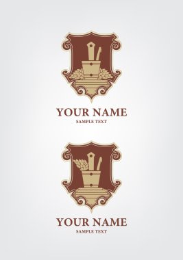Sauna ve spa logosu