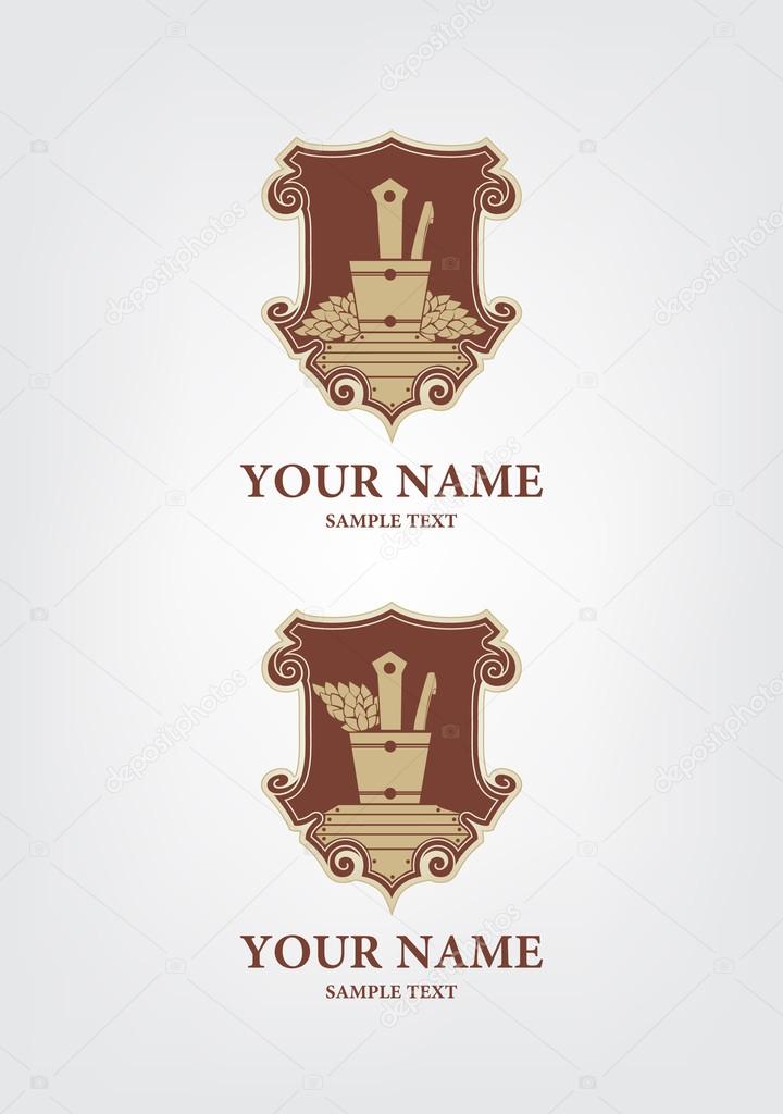 Sauna and spa center logo