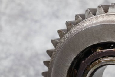 Yüksek hassasiyetli endüstriyel çelik dişli ve seçici odaklı..