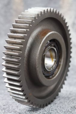 Yüksek hassasiyetli endüstriyel çelik dişli ve seçici odaklı..