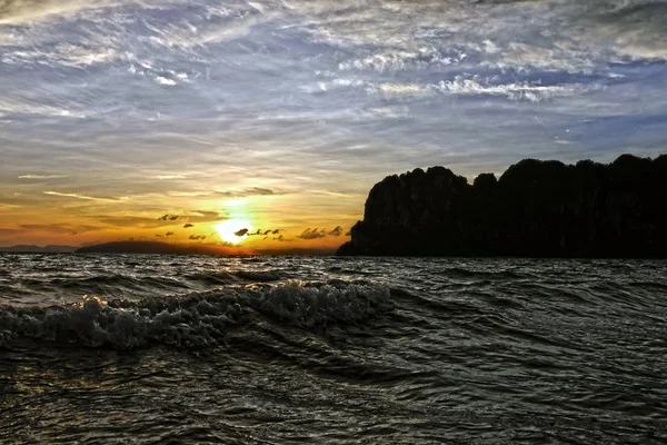 Railay gün batımı. Tayland.