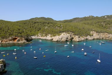 San Miguel Limanı, İbiza. İspanya.