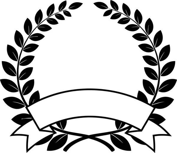 Dekorasyon için kurdeleli siyah defne çelengi