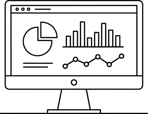 İş verilerini gösteren monitör görüntülemesi