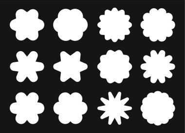 Abstract Wavy and Star-Shaped Silhouettes Collection