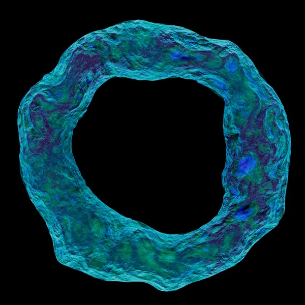 임의의 색상 검은색에 고립에서 3d 렌더링 박테리아 바이러스 — 스톡 사진