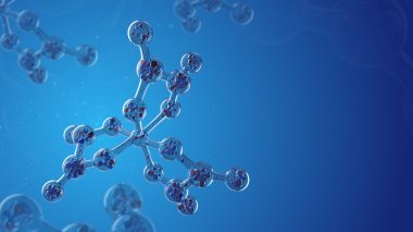 molekülleri ile 3D işleme tıbbi geçmişi. 