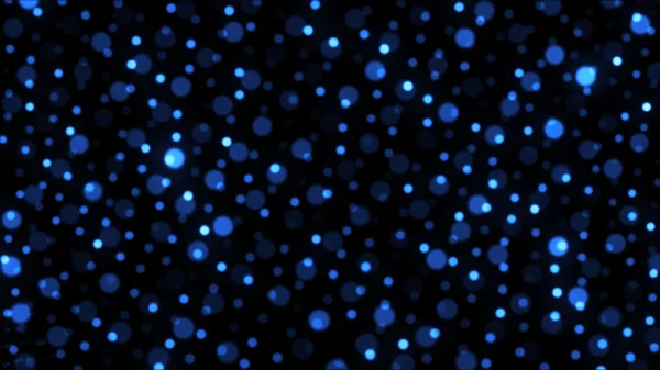 3d render abstract digital particles on black background with dots — Stock Photo, Image