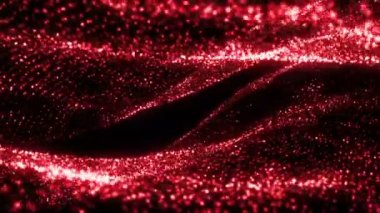 3D render parçacıklar noktalı