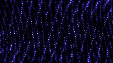 3D render parçacıklar noktalı