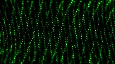 3D render parçacıklar noktalı