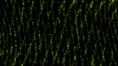 3D render parçacıklar noktalı