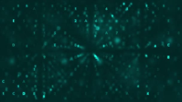 3d rendu fond abstrait avec des chiffres 