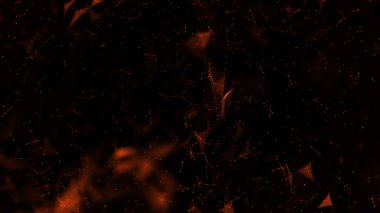 3D render soyut pleksus bağlantıları arka plan