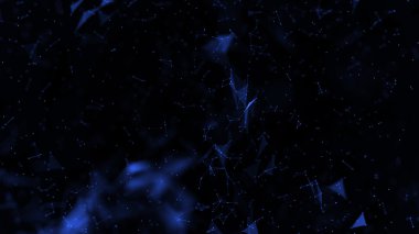 3D render soyut pleksus bağlantıları arka plan