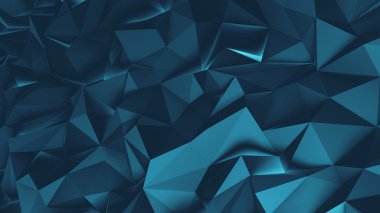 Soyut siyah 3d geometrik arka plan render.