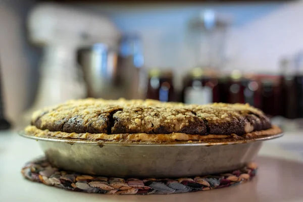 Close View Pennsylvania Dutch Shoofly Pie — Stock Photo, Image