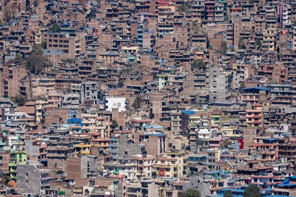 The population density of the Kathmandu Valley city of Nepal.