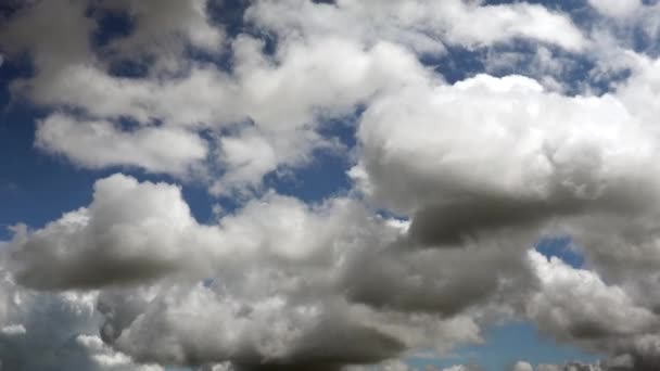 Stormy Looking Clouds Passing Overhead — Vídeo de stock