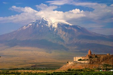 Khor Virap ile Ağrı Dağı manastır