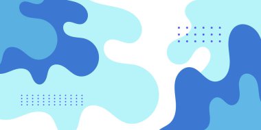 Açık deniz mavisi kombinasyon dizaynlı minimum soyut akışkan arka plan. Arkaplan konsepti tasarımı