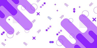 Mor renk kombinasyonu resim tasarımı ile asgari soyut geometrik arkaplan